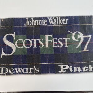 Scots Fest ‘97 Bar Towel • Bartender Man Cave Rare